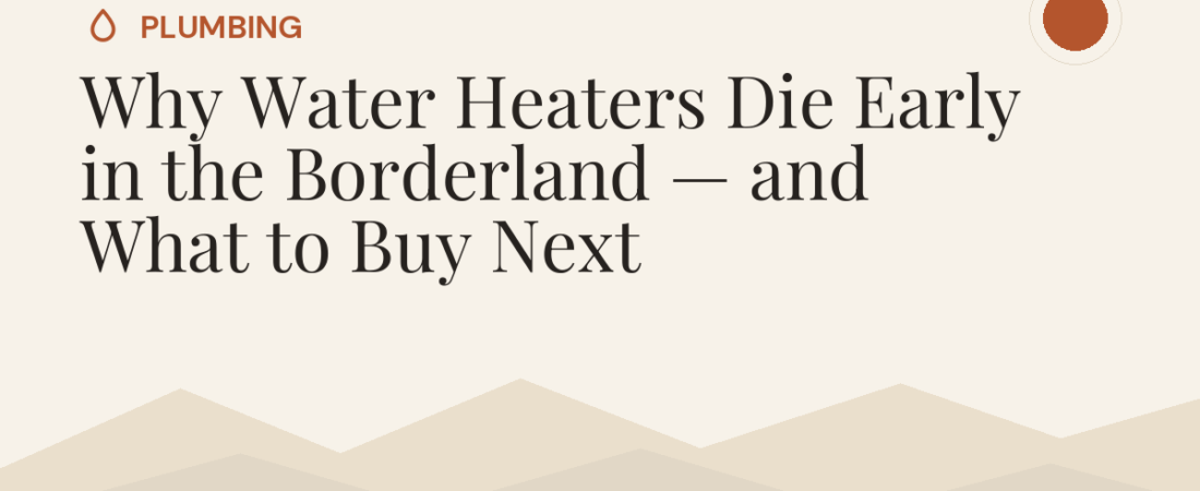 Why Water Heaters Die Early in the Borderland — and What to Buy Next